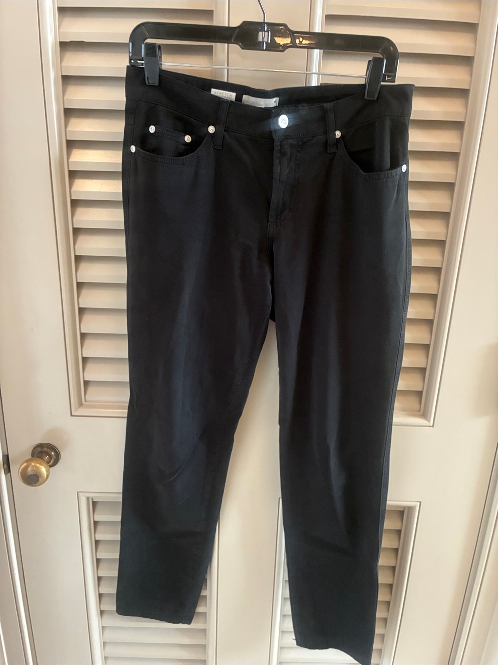 Fabrizio Gianni Women's Black Straight-Leg Jeans